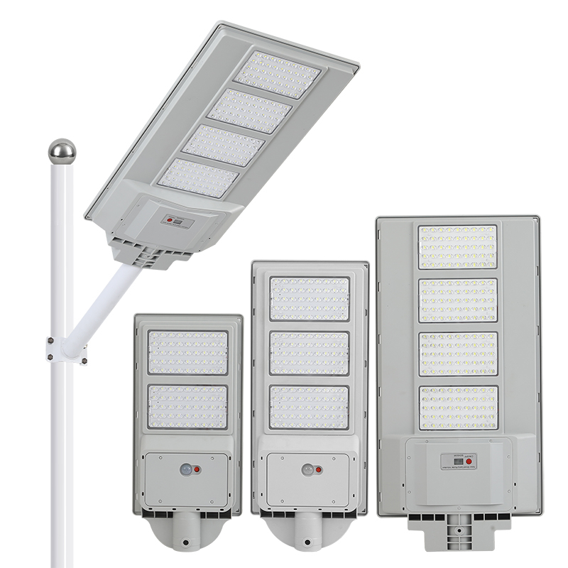 Motion Sensor 100w 200w 300w Solar Panel Street Light