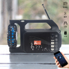Fm Radio Bluetooth Portable Solar Powered Speaker
