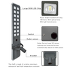 Large all in one led solar powered street light