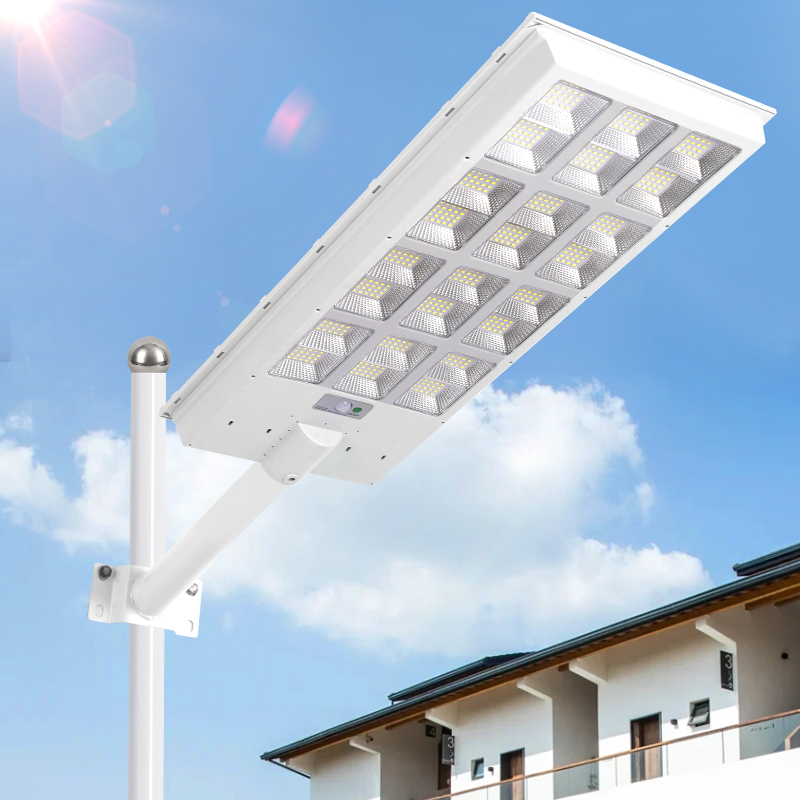 Energy Saving Gray 100w 200w 300w Integrated Solar Street Light